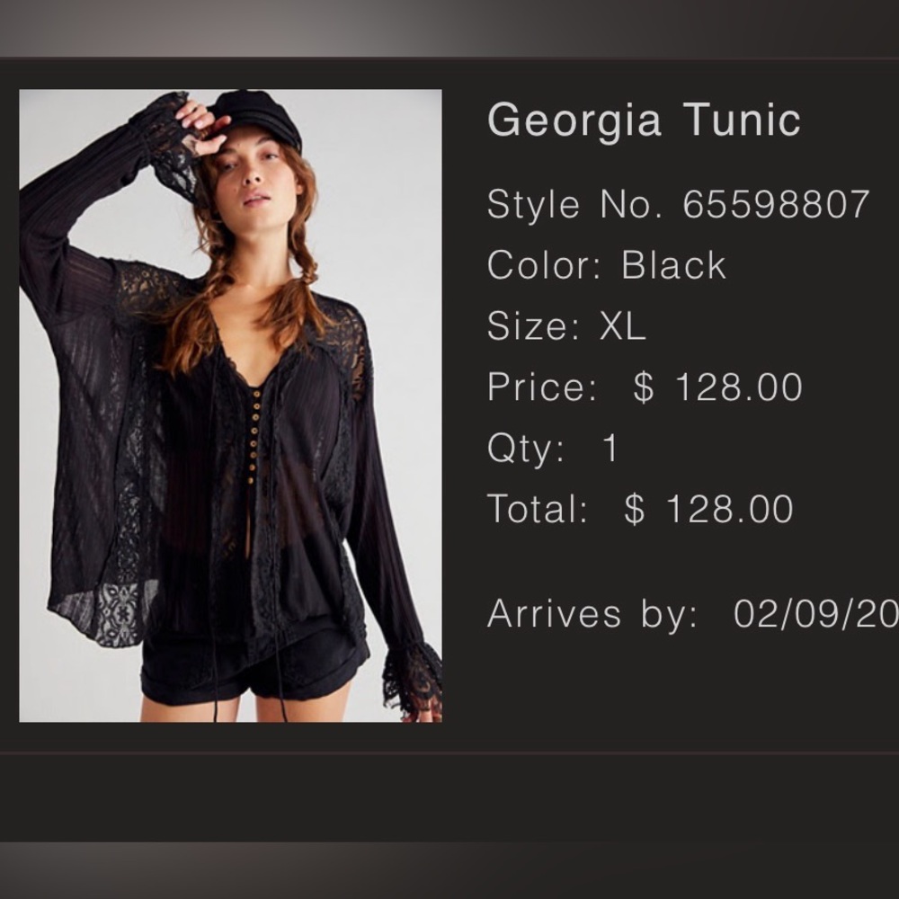 Free People Georgia Tunic XL - Picture 2 of 6